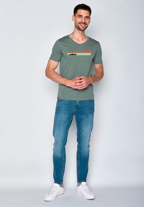 Actual product image Greenbomb Nature Canoe River Peak T-Shirt (S)