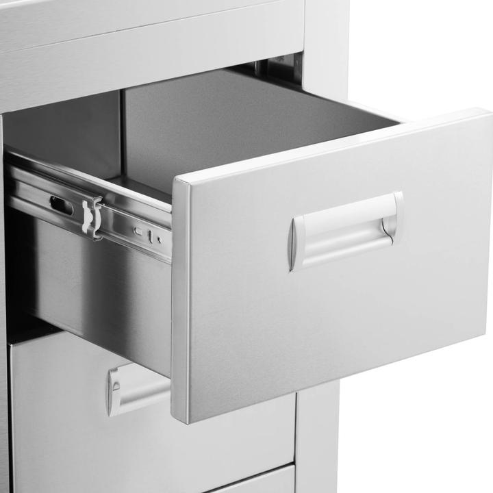 Actual product image Royal Catering Commercial Kitchen Sink - 2 basins - - Stainless steel - 400 x 400 x 300 mm (Sink accessories, 30 cm, 60 cm)