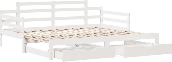 Actual product image vidaXL Extendable day bed with drawers