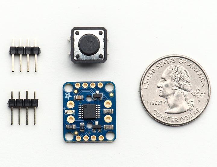 Actual product image Adafruit Push-button Power Switch Breakout