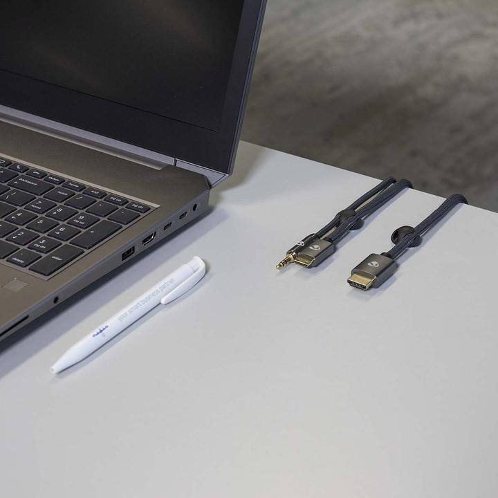 Productafbeelding Nedis Kabelmanagement kabelklem Vergrendeld 6 stuks max. kabeldikte: 5 mm Siliconen 20 mm Zwart