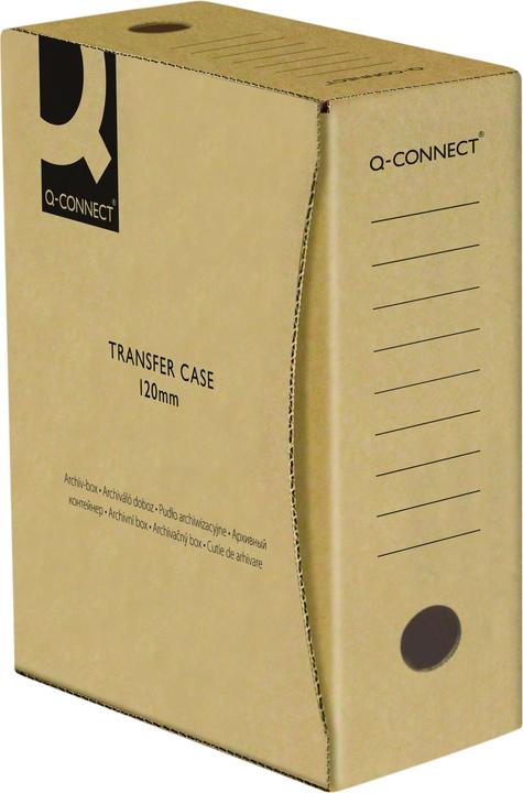 Produktbild Q-Connect Archivbox, Karton, A4/120mm, grau (A4)