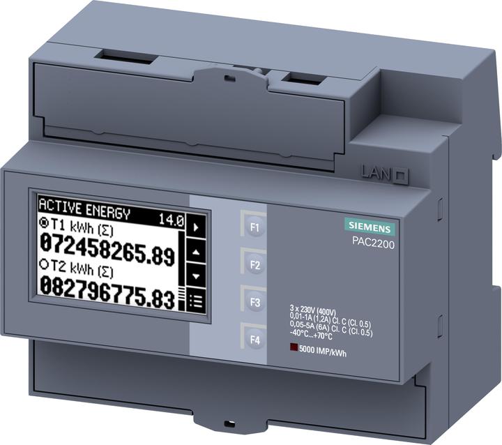 Produktbild Siemens Digital Power Meter, 1/5A, M-bus 230Vac