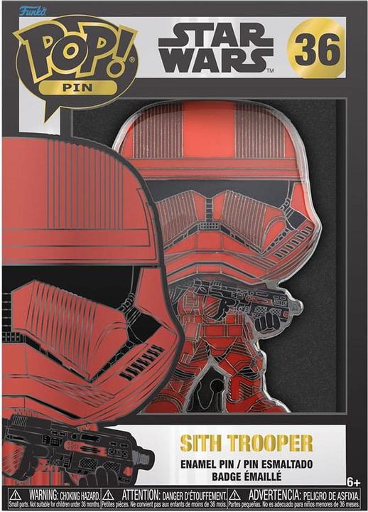 Actual product image Funko Star Wars POP! pin pin's émaillé Sith Trooper 10 cm