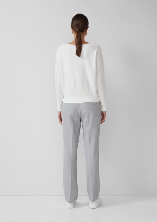 Produktbild S.Oliver Strickpullover Strickpullover mit Strukturmuster am Saum (38)