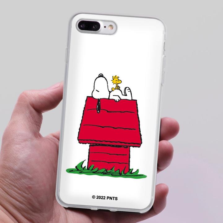 Produktbild DeinDesign Silikon Hülle für Apple iPhone 7 Plus Handyhülle Case Smartphone Schutzhülle Peanuts Snoopy (Apple iPhone 7 Plus)