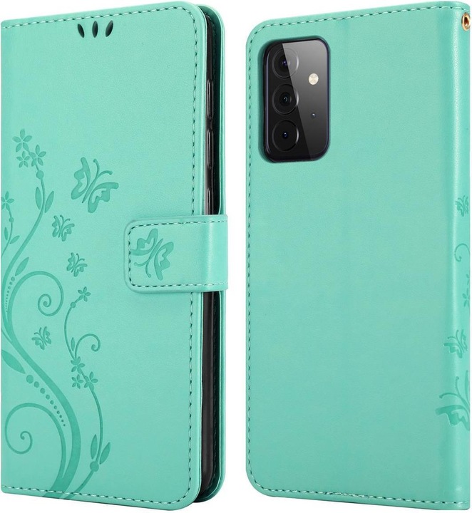 Actual product image Cadorabo Flower Book cover (Samsung Galaxy A72, Samsung Galaxy A72 5G)