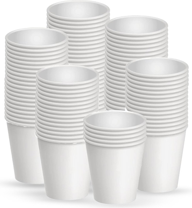 Produktbild TeCup Pappbecher, Trinkbecher, Heissgetränk, Kaffeebecher 7 oz (210 ml) (100 x)