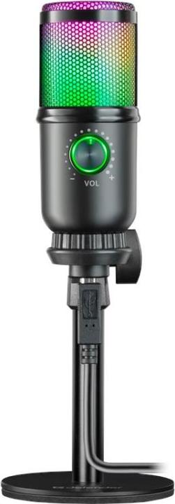 Immagine prodotto Defender GLOW GMC 400 Microfono a filo con supporto STREAM RGB USB Streaming