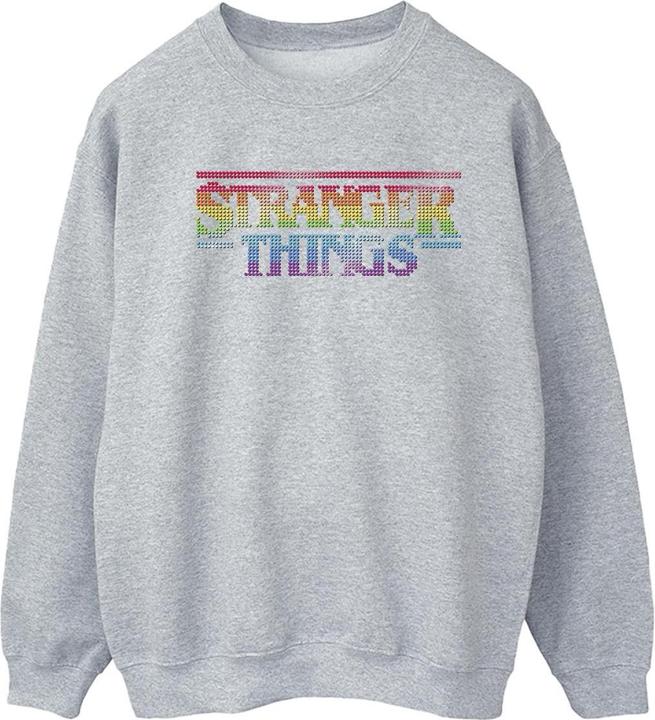 Immagine prodotto Netflix Stranger Things Rainbow Dot Logo Felpa Donna (XL)