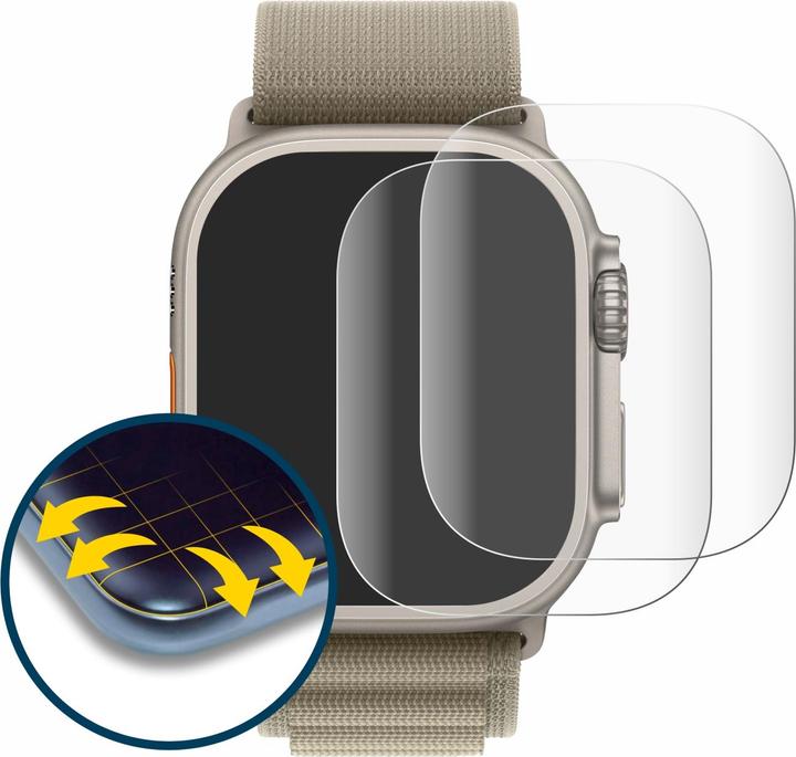Productafbeelding BROTECT Volledig bedekkende screen protector (Apple Watch Ultra 2)