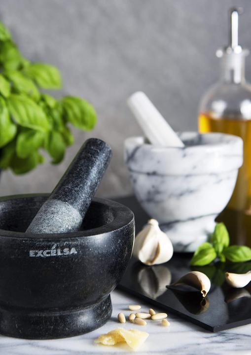 Actual product image Excelsa 62524 Pesto Mortar with Pester Granite Black