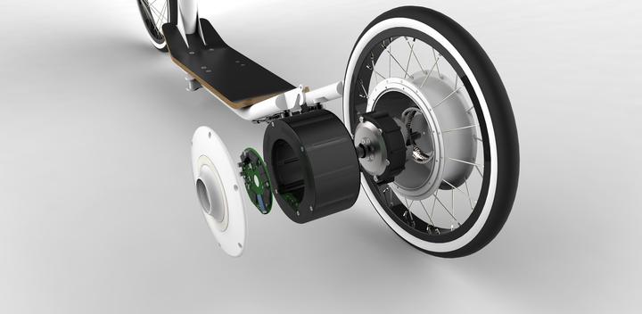 Actual product image FlyKly Smart Ped (25 km/h, 50 km, 250 W)