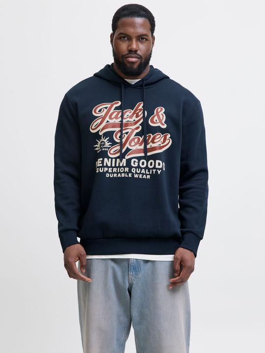 Actual product image Jack & Jones JJELOGO SWEAT HOOD 2 COL 24/25 NOOS PLS (4XL)