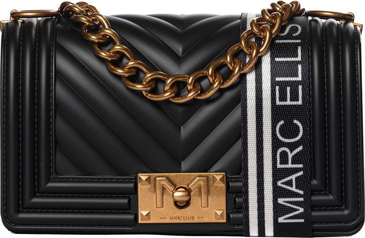Actual product image Marc Ellis Damen Schultertasche - Modell Elowen Ultra - 100% Gummi - 19.0 X 11.0 X 6.5 Cm