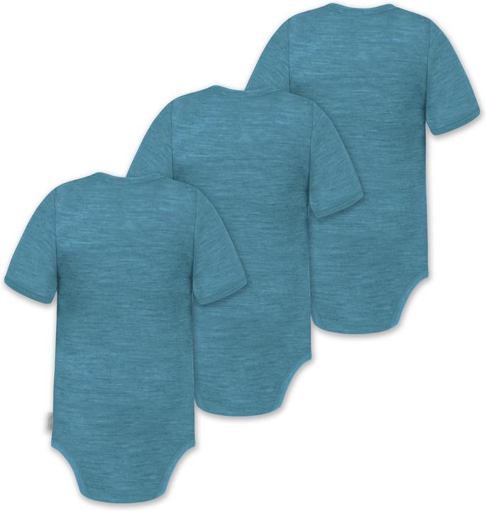 Produktbild Normani 3er Set Baby Merino Kurzarmbody „Tihoi" - 9311 (56)