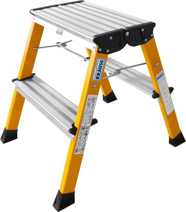 Krause Doppio passo pieghevole in alluminio kl (Gradino pieghevole, 245 cm)