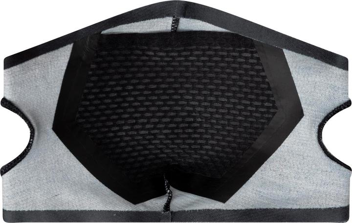 Actual product image Buff fabric mask with filter Vivid Grey