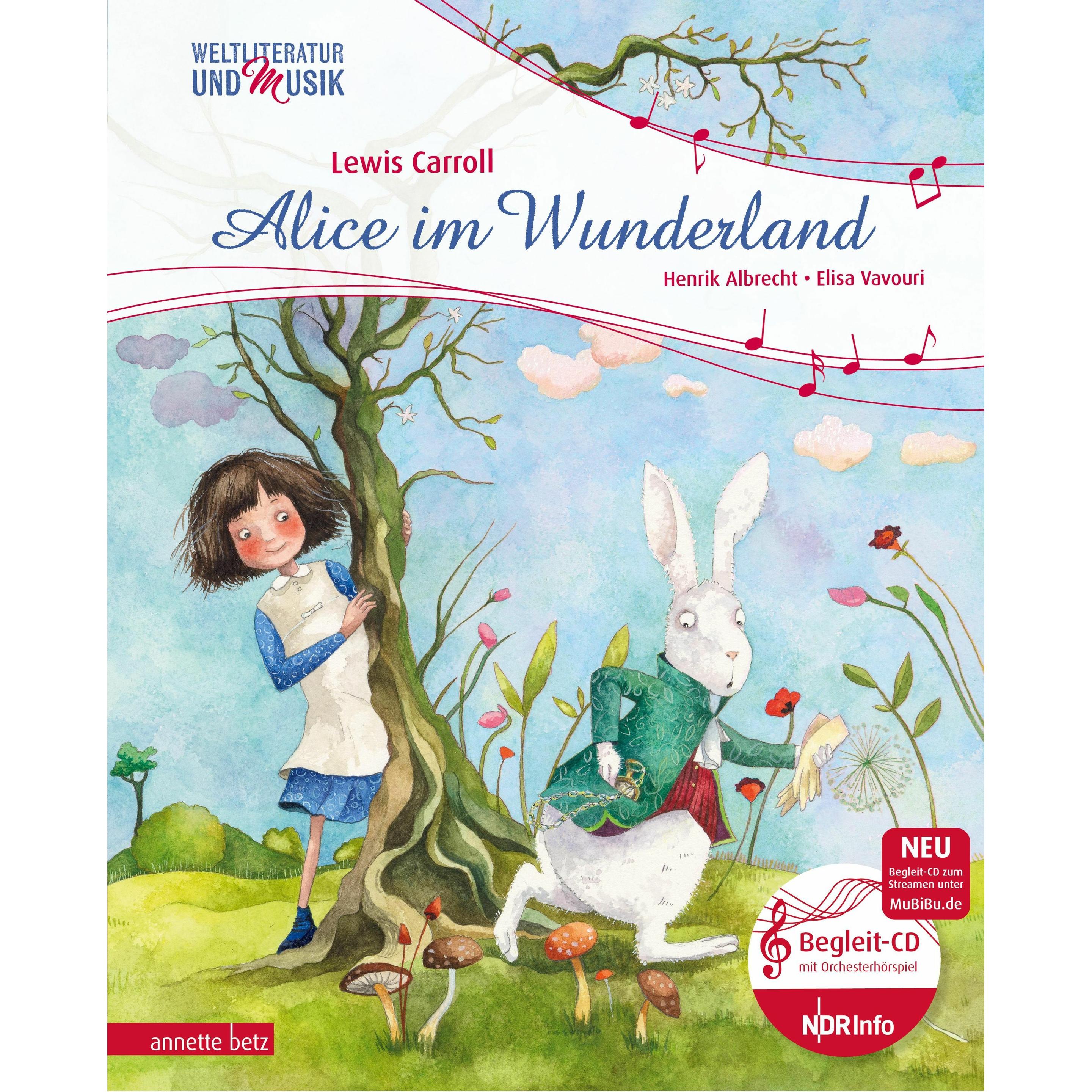 Alice im Wunderland, Kinderbücher von Lewis Carroll