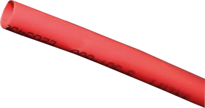 Actual product image Muldental shrink tubing 6.4mm / 1lfm red