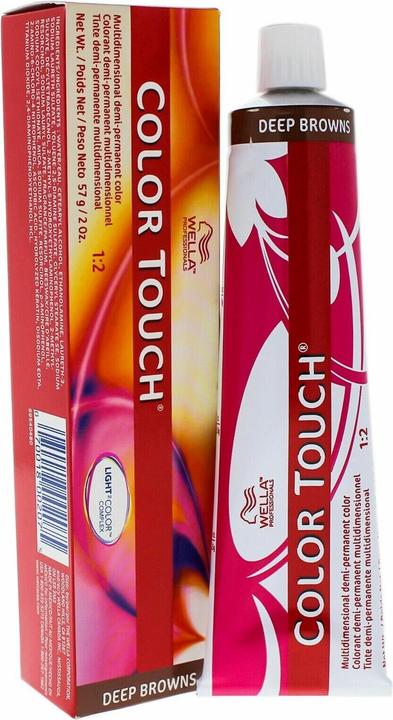 Produktbild Wella Colour Touch and Colour Touch Plus 60ml Hair Dye (5, 75 Helles Kastanienbraun Mahagoni)