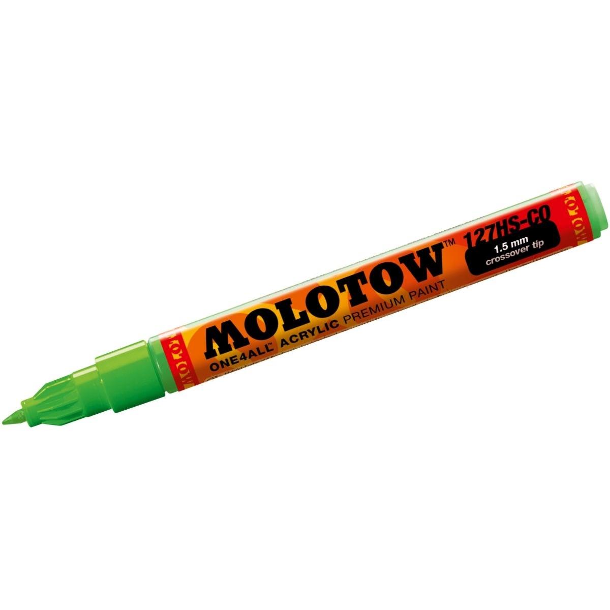 Molotow, Marker, AKRYLMARKER 1.5mm NEONGREEN (neongrün fluorecent, 1.50 mm, 1 x)