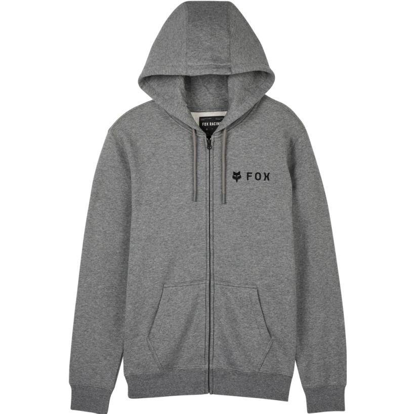Fox, Uomini, Felpa + Maglione, Felpa 23 Absolute E Zip Grey S, Grigio, (S)