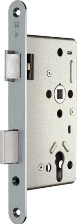 SSF Panic mortice lock Series 20 APD Panic function D rounded 24/65/72/9 mm DIN right Stainless steel (Mortise lock)