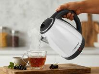 Produktbild Esperanza EKK113W Wasserkocher 1 8 l Schwarz Weiss 1800 W (1.80 l)