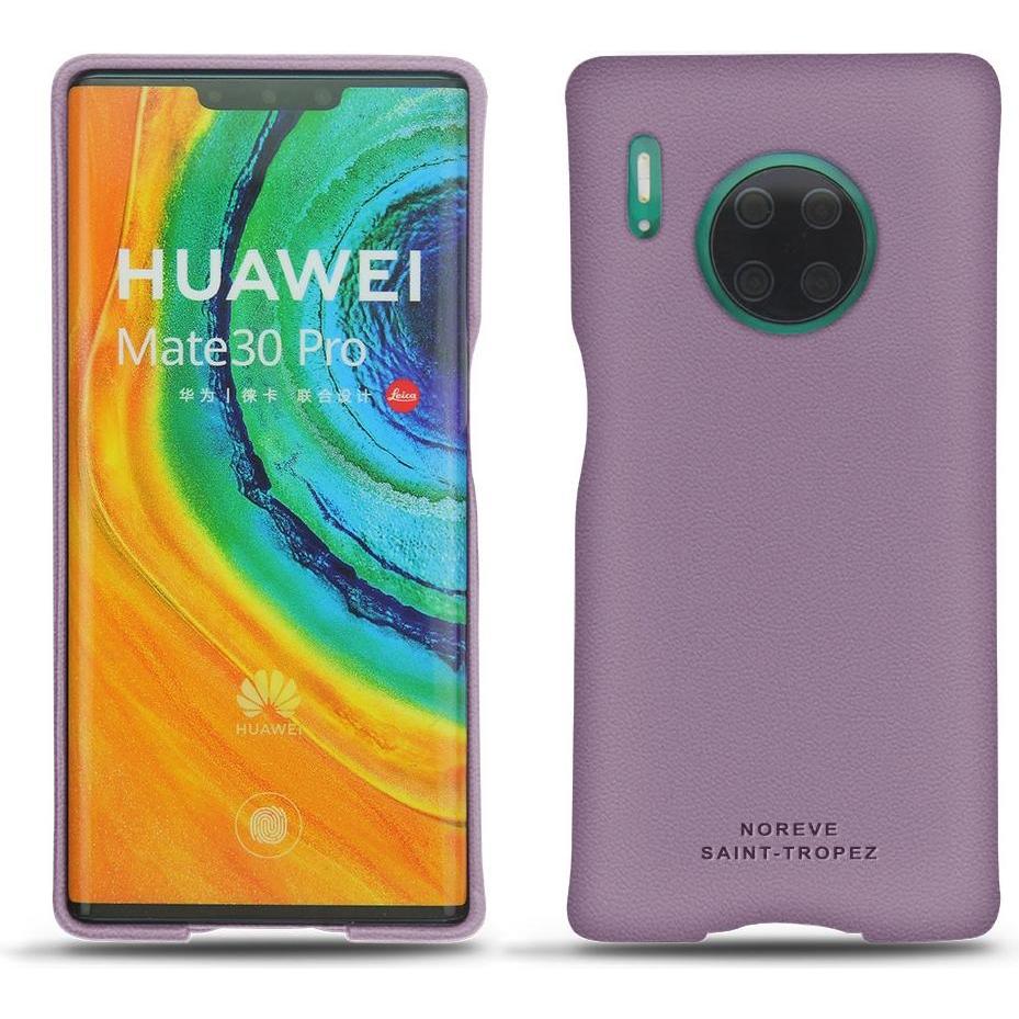 Noreve Lederschutzhülle (Huawei Mate 30 Pro), Smartphone Hülle, Violett