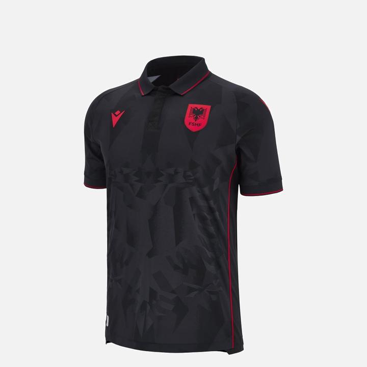 Image du produit Macron Albanie Enfants Troisième Maillot Euro (134, 140)