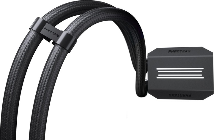 Actual product image Phanteks Glacier One 240D30 DRGB AIO Water Cooling - black