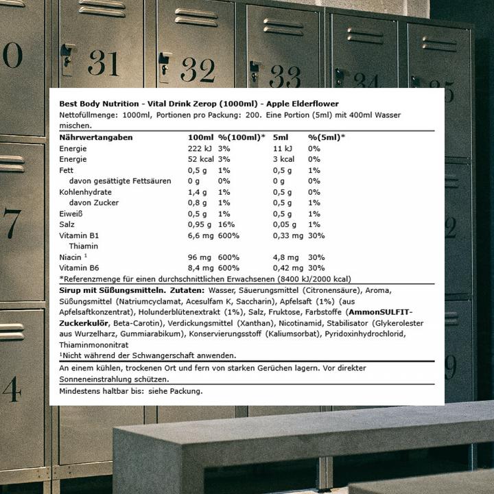 Actual product image Best Body Nutrition Vital (1 pcs., Liquid)