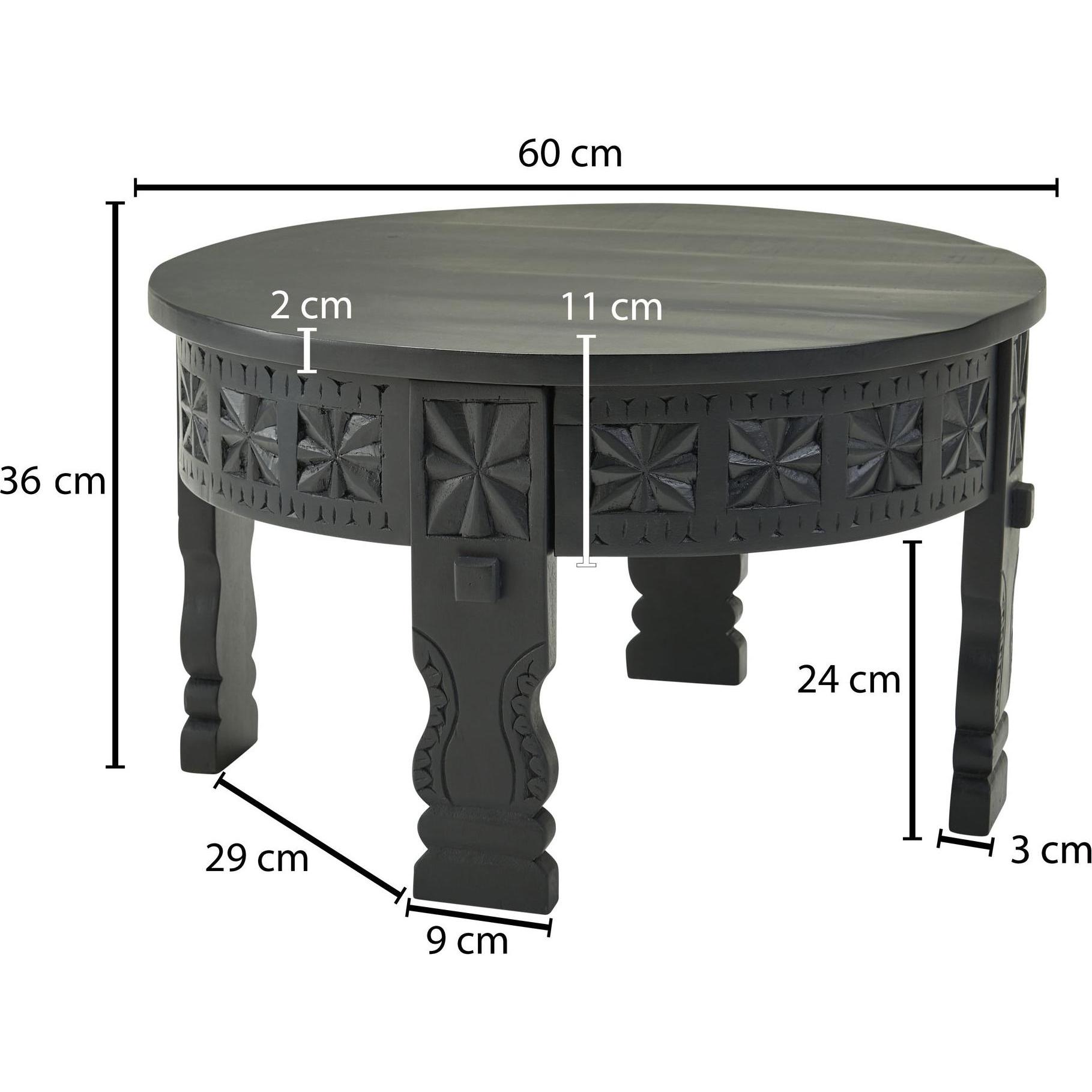 Thumbnail - Wohnling, Couchtisch + Beistelltisch, Kareem (60 x 60 x 36 cm)