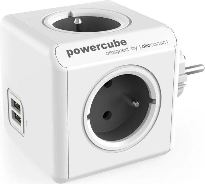 Actual product image Allocacoc PowerCube Original Duo (4 x, CEE 7/5)