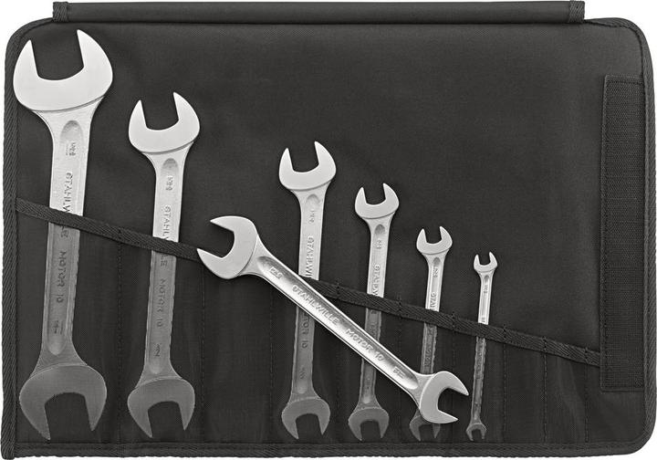 Actual product image Stahlwille Double open-end wrench set (9/16", 5/8", 15/16", 3/8", 5/16", 1 1/8", 7/8", 13/16", 3/4", 1/4", 1/2", 11/16", 7/16", 1 5/16")