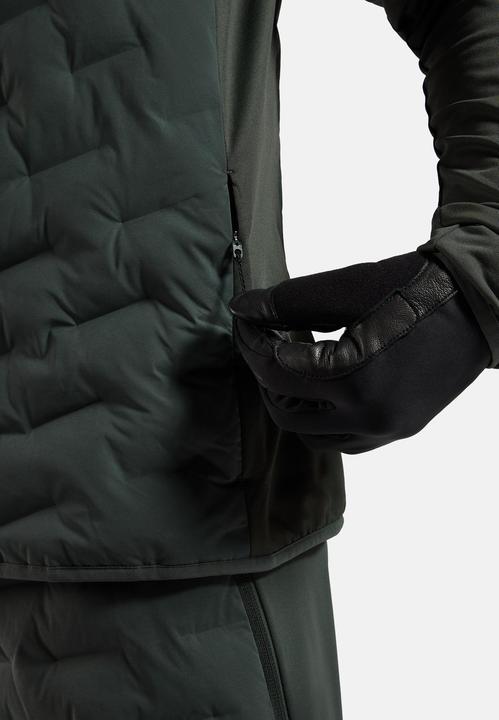 Actual product image Odlo Zeroweight Insulator Hybrid Mid Layer mit Kapuze und Reissverschluss (M)