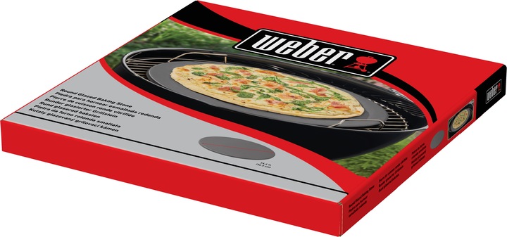 Actual product image Weber Glazed pizza stone round Ø 36 cm