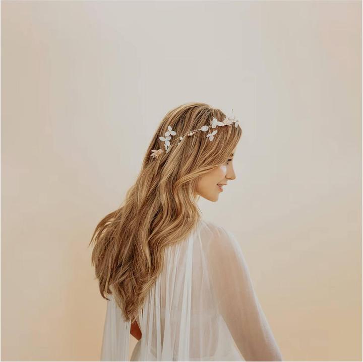 Image du produit Trisa Celebride Fleurs délicates & perles Boho
