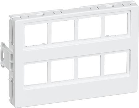 Actual product image LK Data socket CLICLINE® T7for 8 Actassi® connectorsColour: white