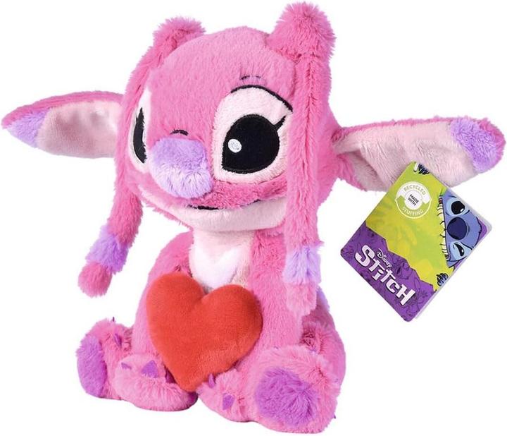 Actual product image Simba Disney Stitch Angel heart plush toy 25cm (25 cm)