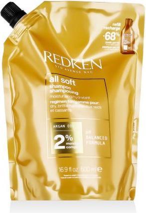 Image du produit Redken All Soft (500 ml, Shampoing liquide)
