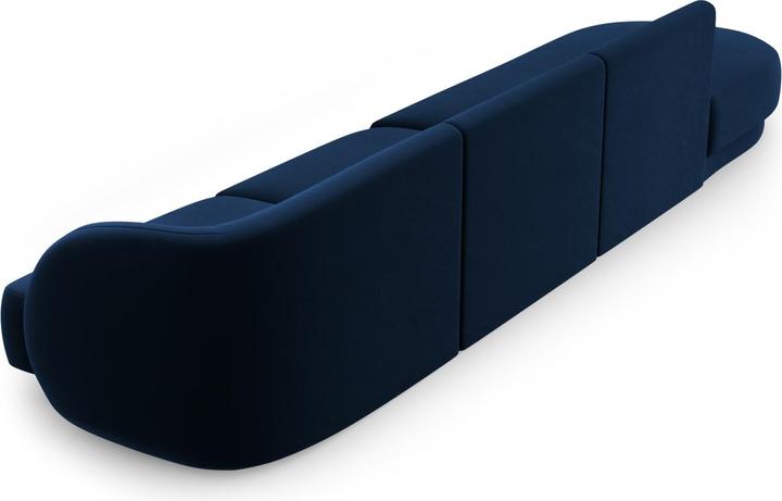 Actual product image Micadoni Left Velvet Sofa, "Miley", 4 Seats, 323x90x70Made in Europe (Modular sofa, 4-seater)