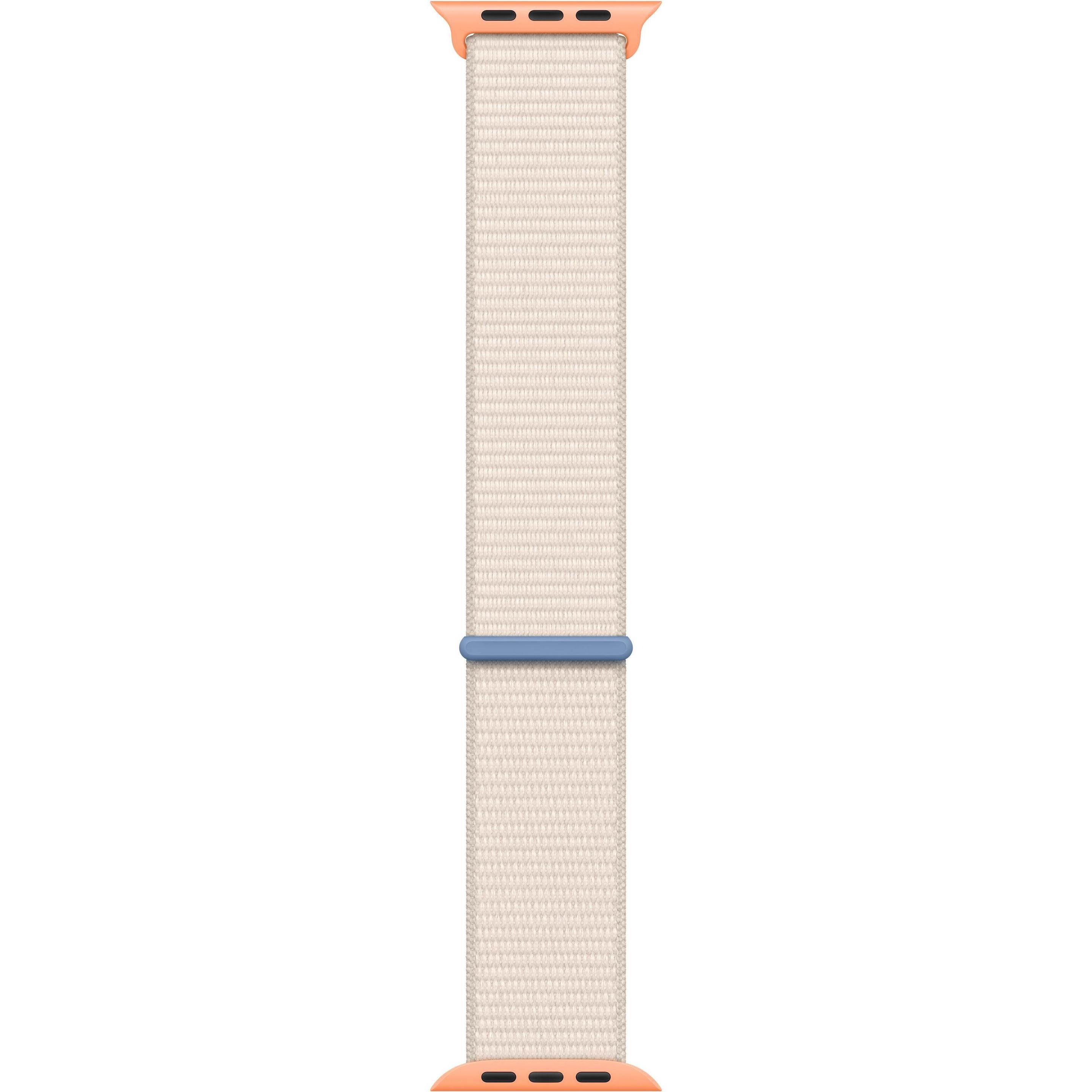 Apple Sport Loop (41 mm, Nylon, Apple Watch Series 9), Uhrenarmband, Beige