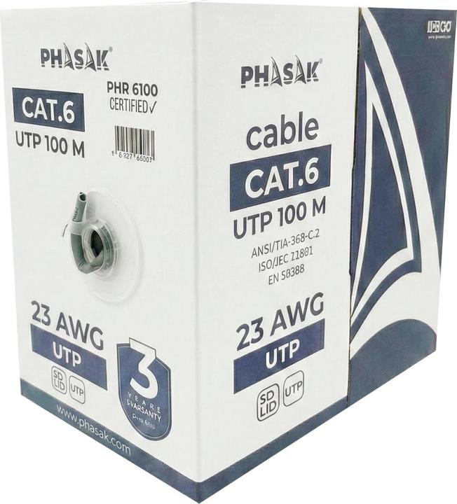 Produktbild Phasak PHR 6100 (U/UTP, CAT6, 100 m)