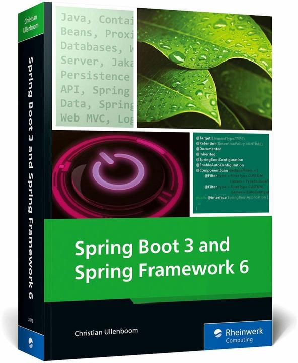 Produktbild Spring Boot 3 and Spring Framework 6 (Englisch, Christian Ullenboom, 2024)