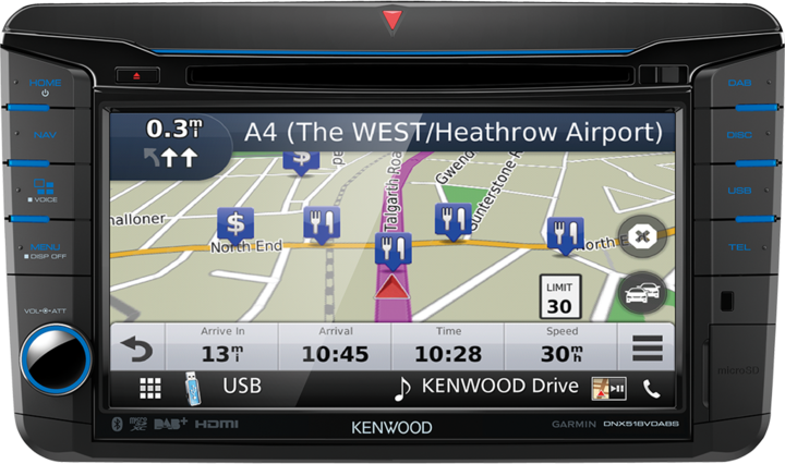 Produktbild Kenwood DNX-518VDABS (Apple Carplay)