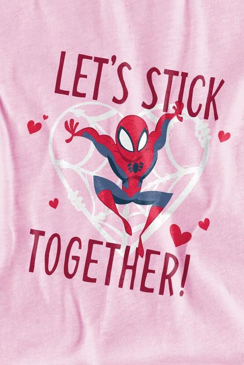Produktbild Spiderman Stick Together TShirt Valentinstag (128)