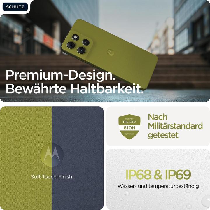 Actual product image Motorola Moto G86 (256 GB, Golden Cypress, 6.67", SIM + eSIM, 5G)