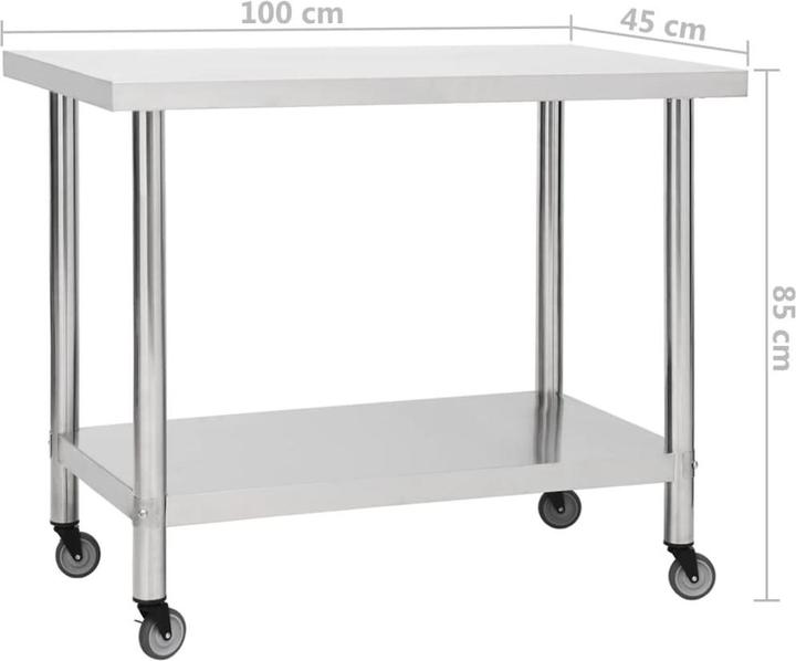 Actual product image vidaXL Arbeitstisch (45 cm, 100 cm)